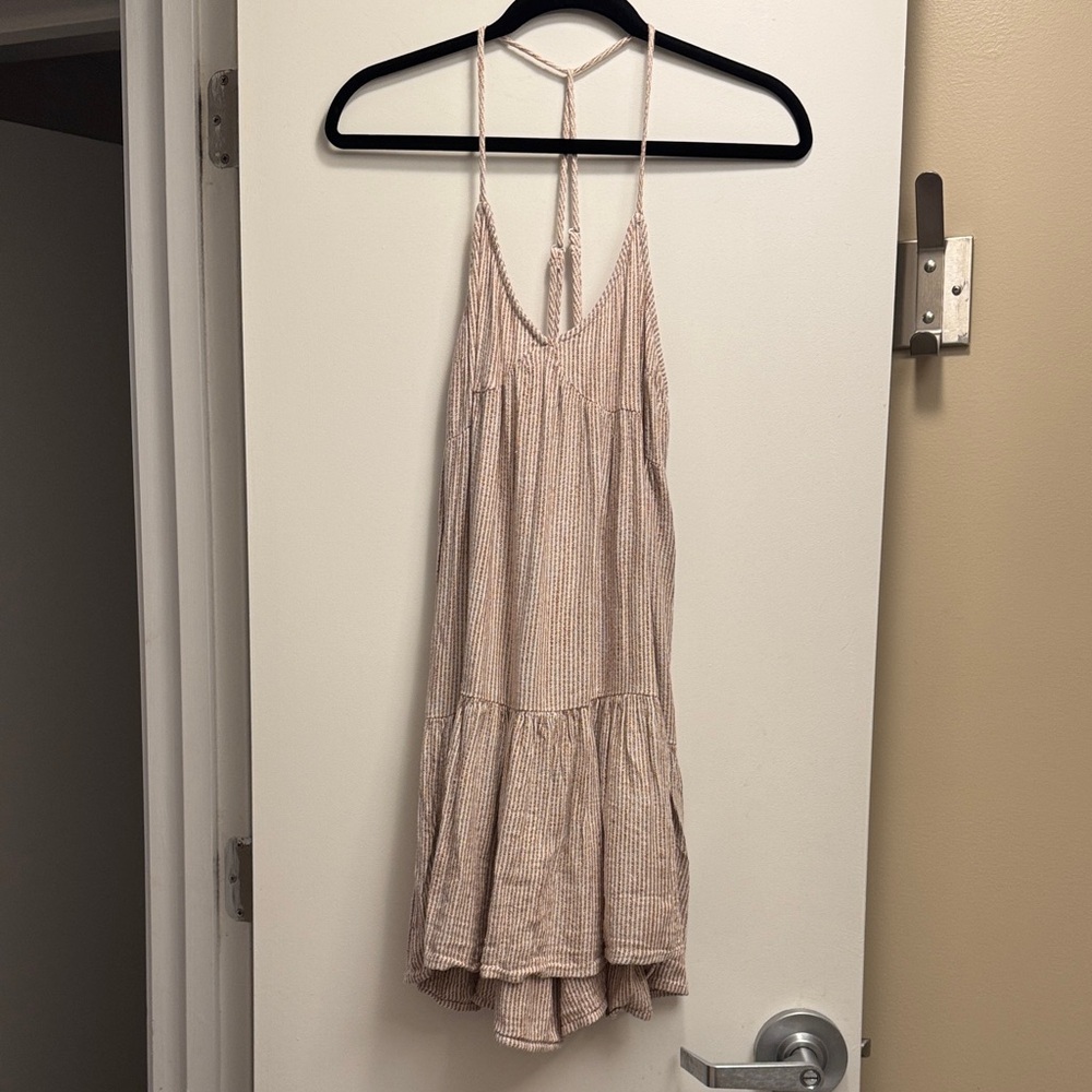 Aerie Striped Racerback Cotton Dress Sz S - Picture 6 of 12